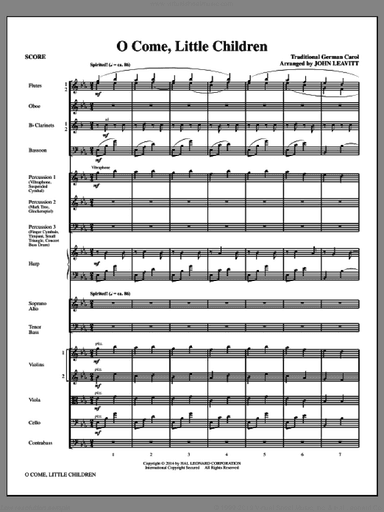 O Come, Little Children (COMPLETE)