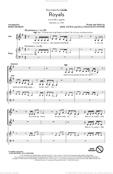Royals (arr. Deke Sharon)