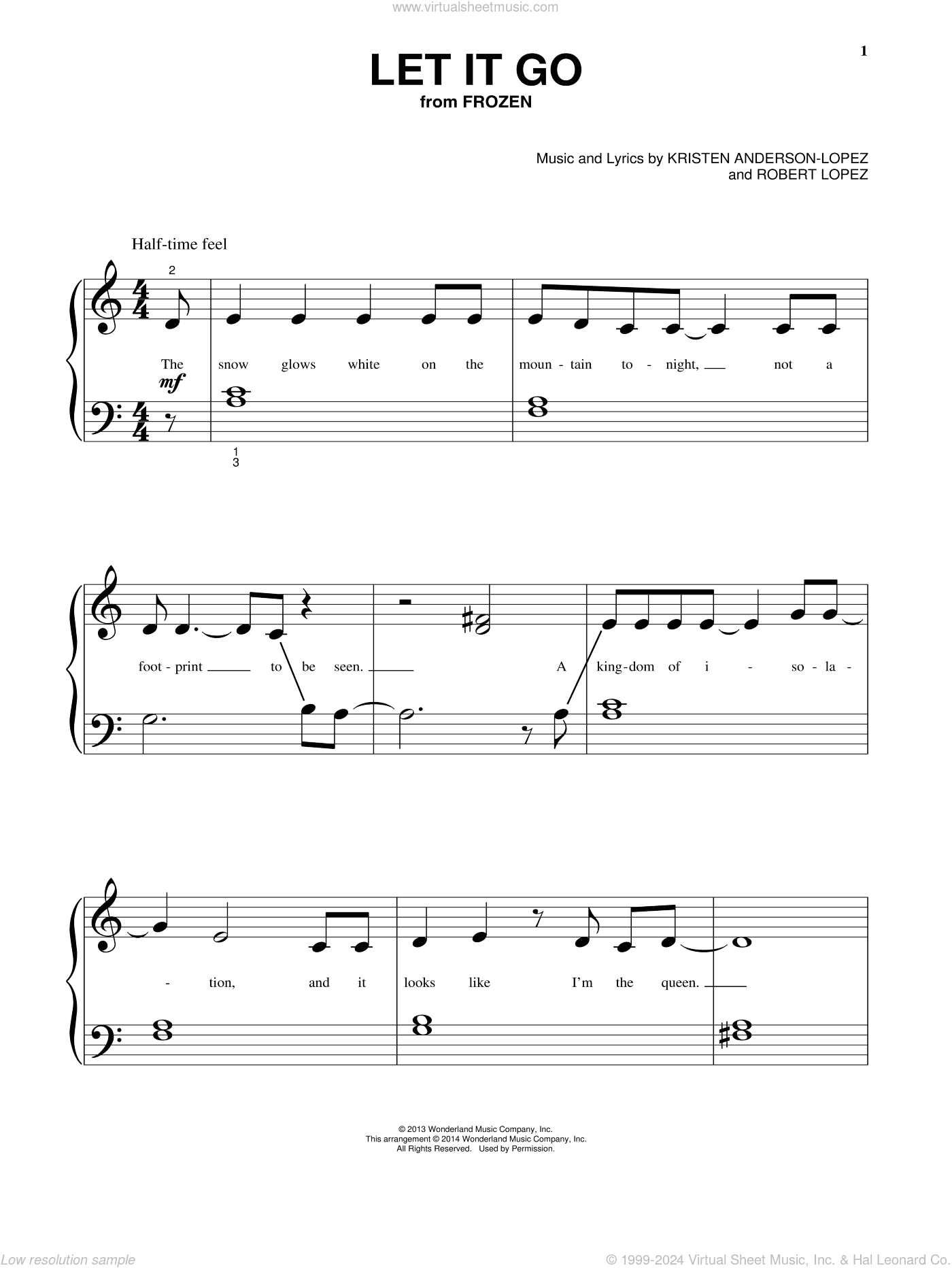 Let It Go (from Frozen)