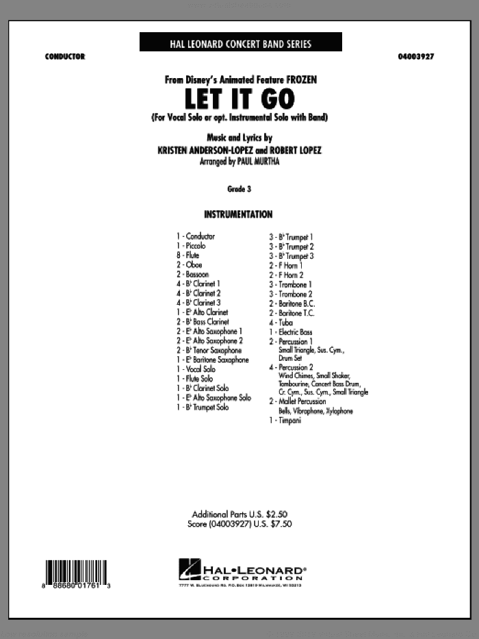 Let It Go (from Frozen) (COMPLETE)
