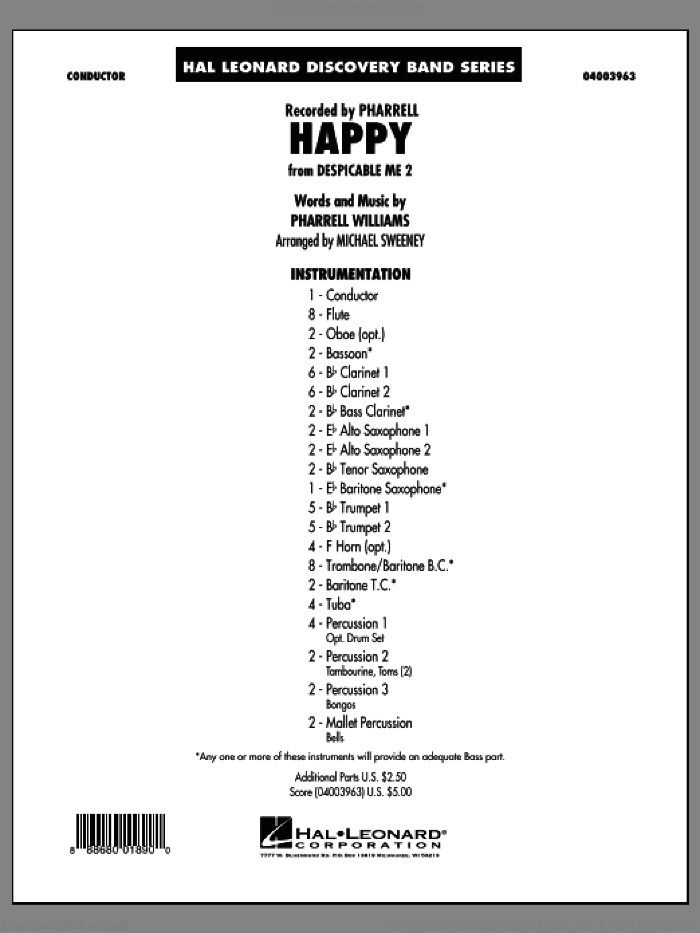 Happy (from Despicable Me 2) (COMPLETE)