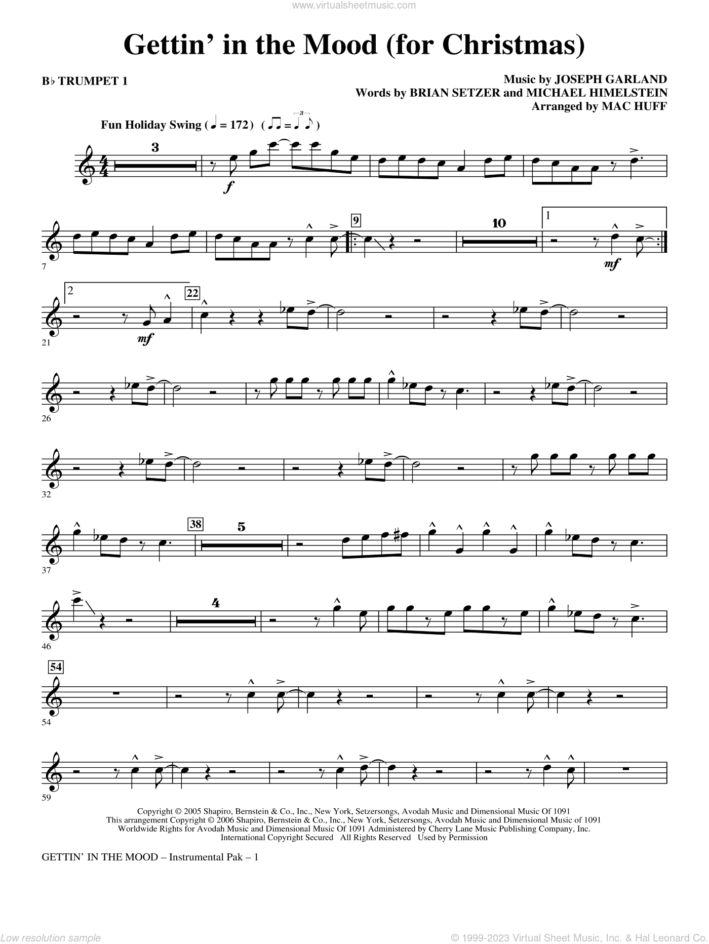 Gettin' In The Mood, for christmas