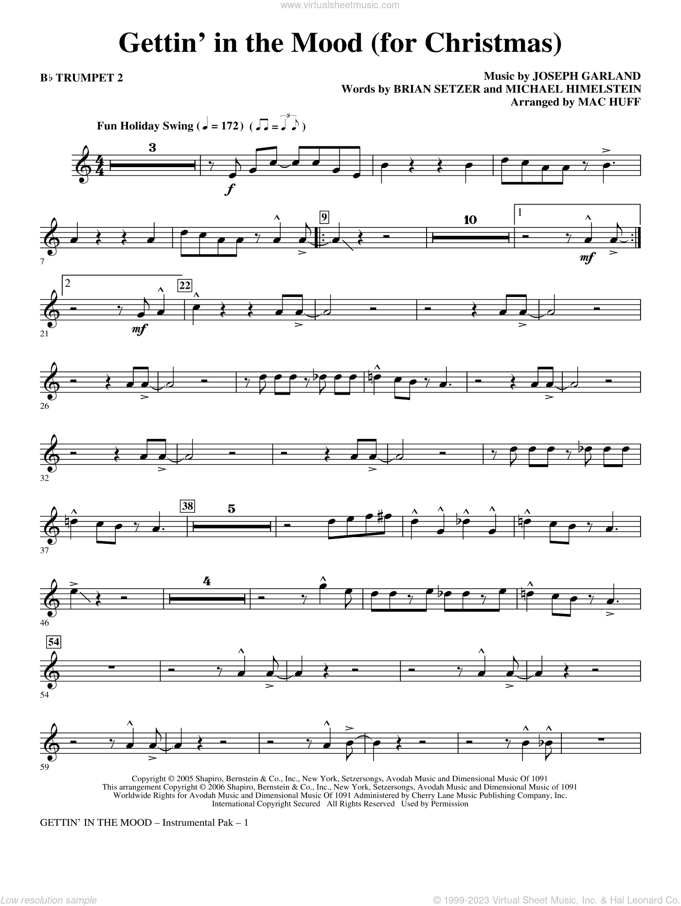 Gettin' In The Mood, for christmas