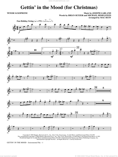 Gettin' In The Mood, for christmas