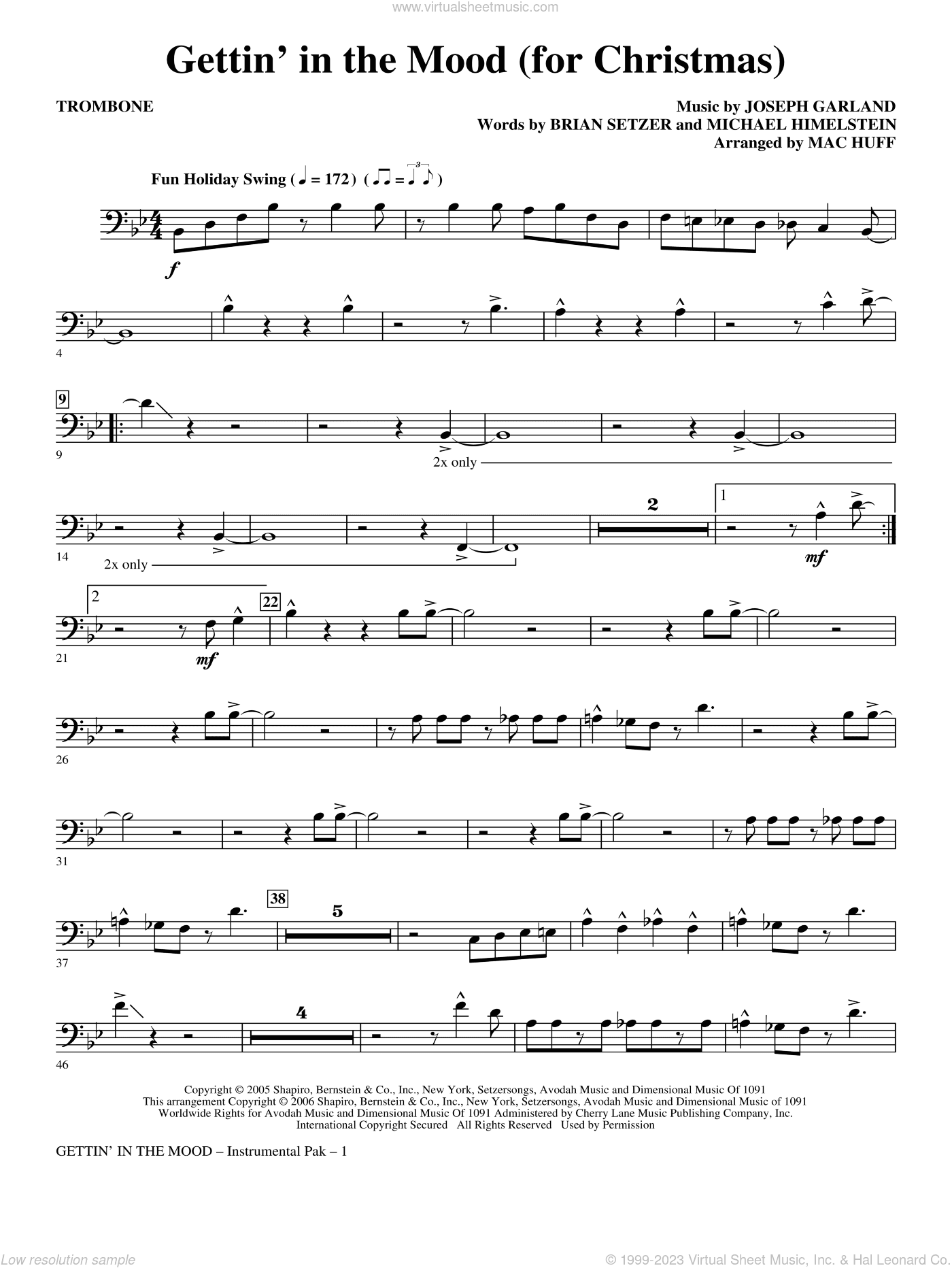 Gettin' In The Mood, for christmas
