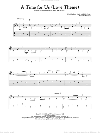 A Time For Us (Love Theme)