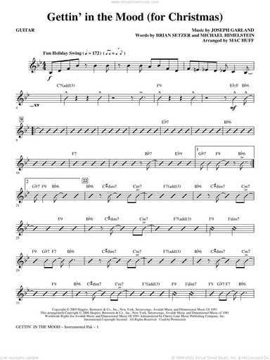 Gettin' In The Mood, for christmas