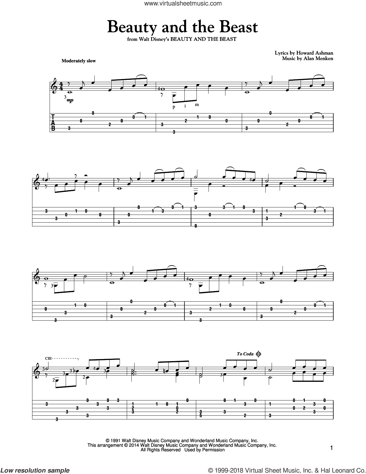 Beauty And The Beast (arr. Mark Phillips)