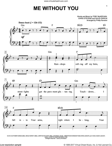 Me Without You (arr. Phillip Keveren)