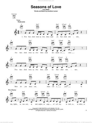 Seasons Of Love (from Rent)