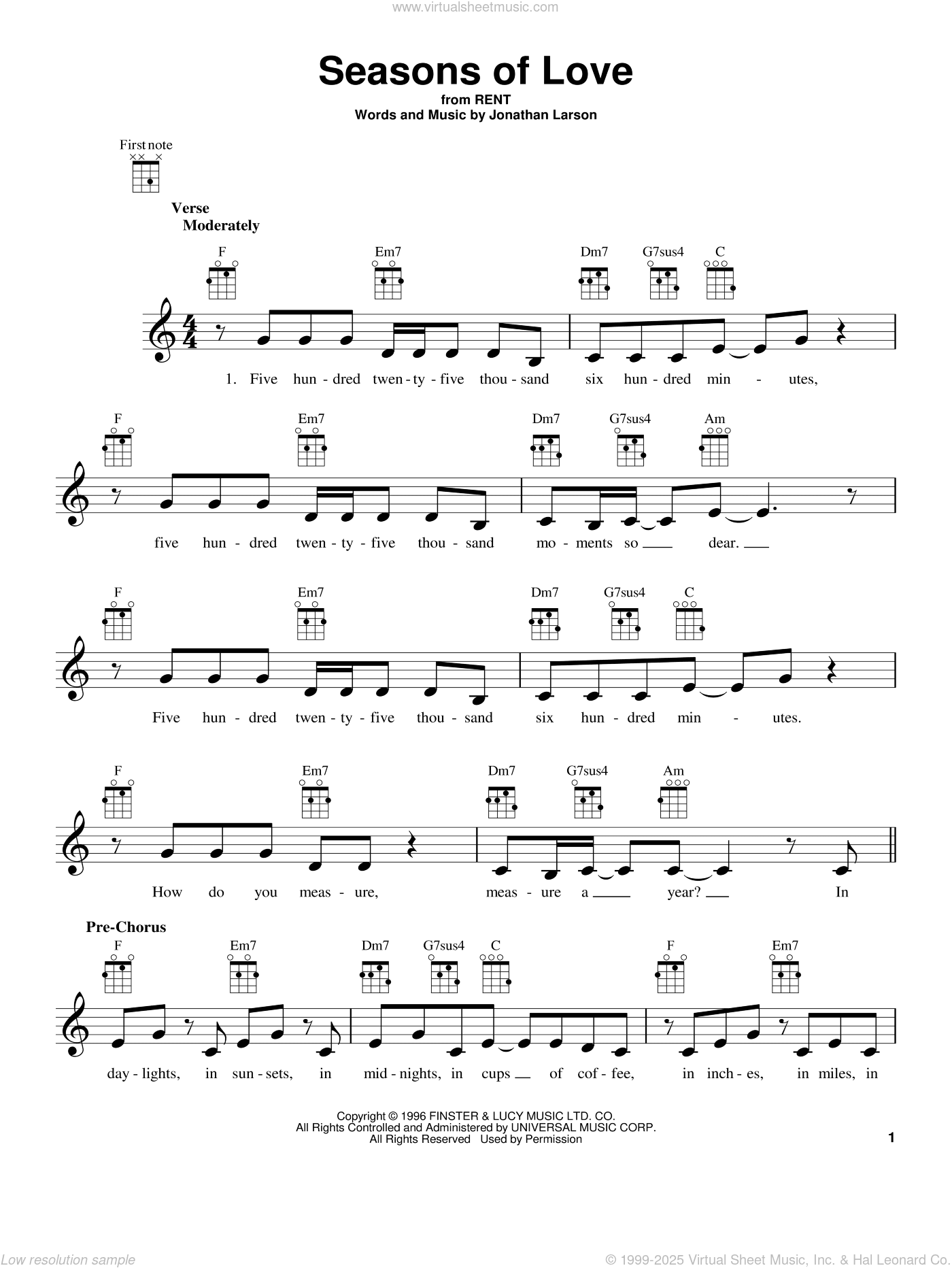 Seasons Of Love (from Rent)
