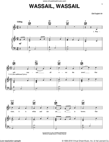 Wassail, Wassail