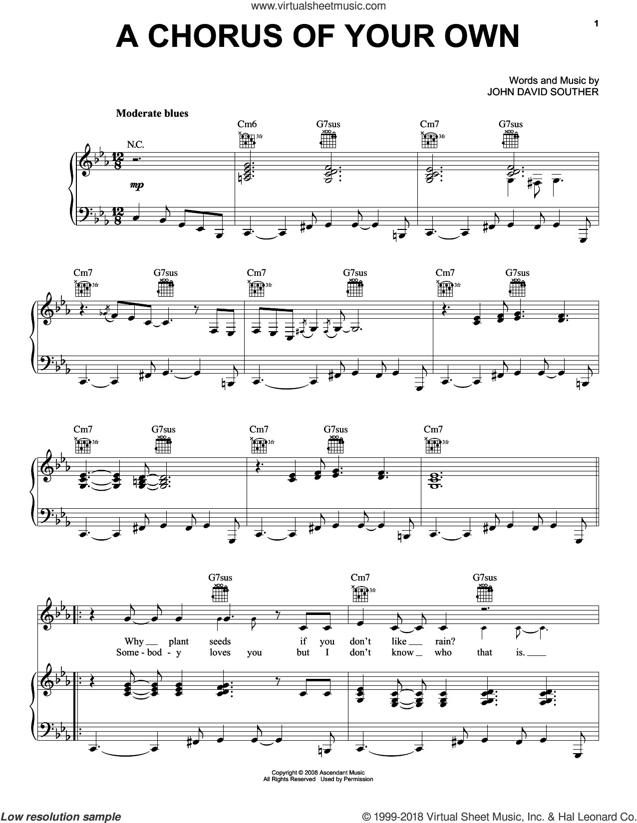A Chorus Of Your Own
