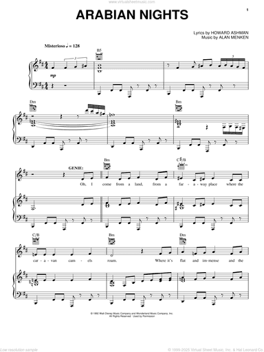 Arabian Nights (from Aladdin: The Broadway Musical)