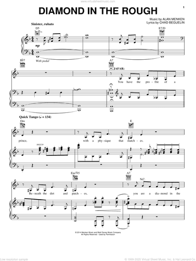 Diamond In The Rough (from Aladdin: The Broadway Musical)