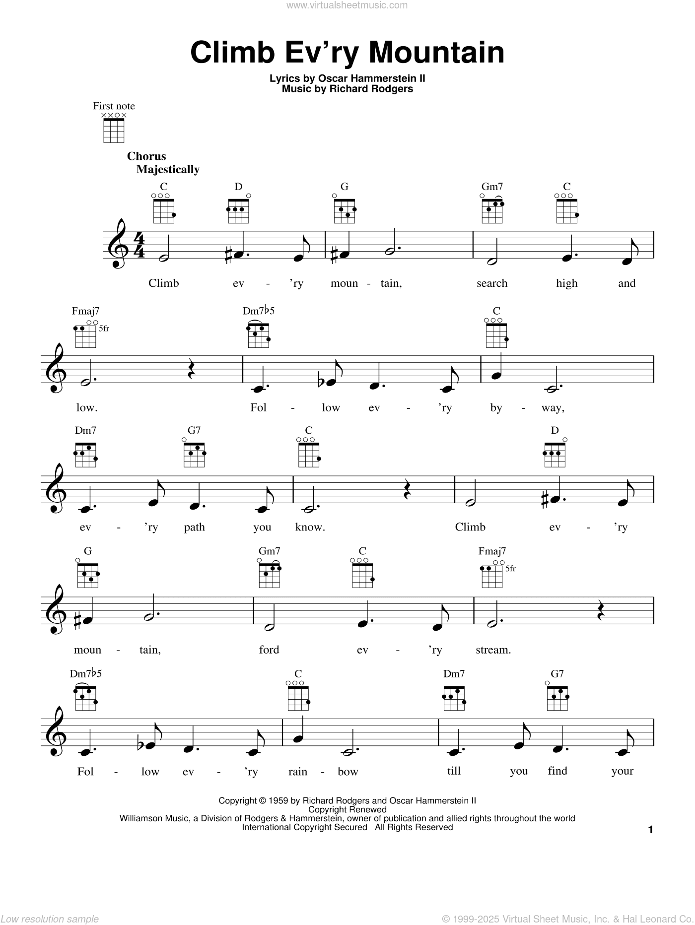 Climb Ev'ry Mountain (from The Sound of Music)