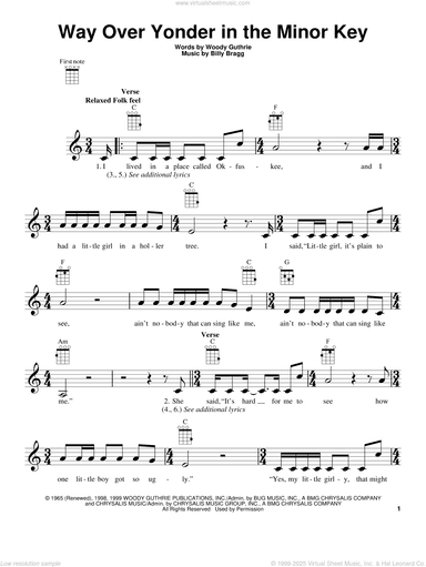 Way Over Yonder In The Minor Key