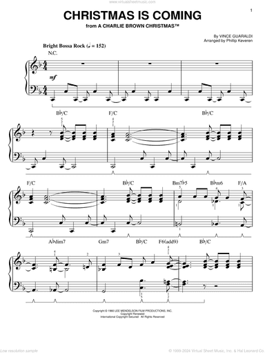 Christmas Is Coming (arr. Phillip Keveren)