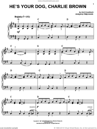 He's Your Dog, Charlie Brown (arr. Phillip Keveren)