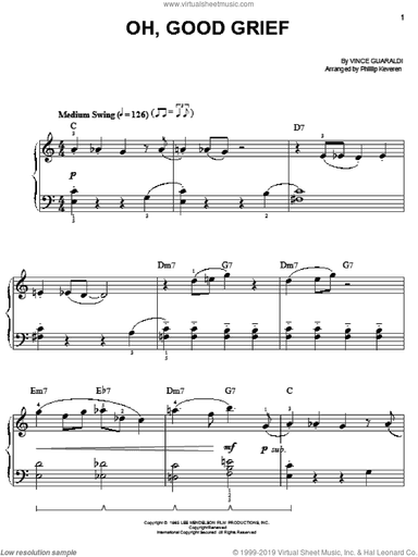 Oh, Good Grief (arr. Phillip Keveren)