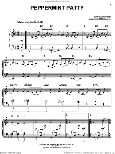 Peppermint Patty (arr. Phillip Keveren)