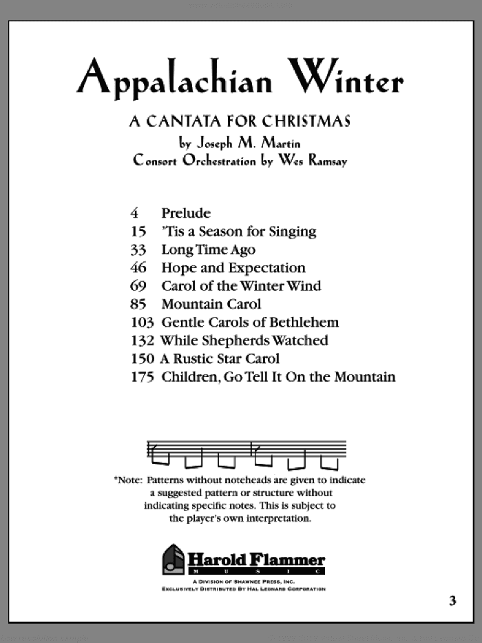 Appalachian Winter (A Cantata For Christmas)