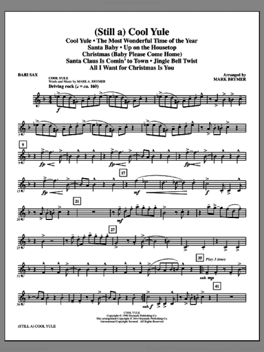 (Still A) Cool Yule (Choral Medley) (complete set of parts)