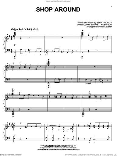 Shop Around (arr. Phillip Keveren)