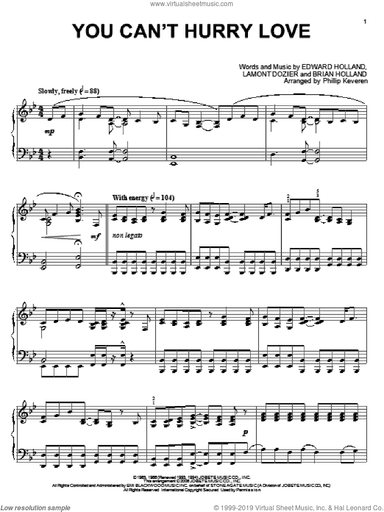 You Can't Hurry Love (arr. Phillip Keveren)