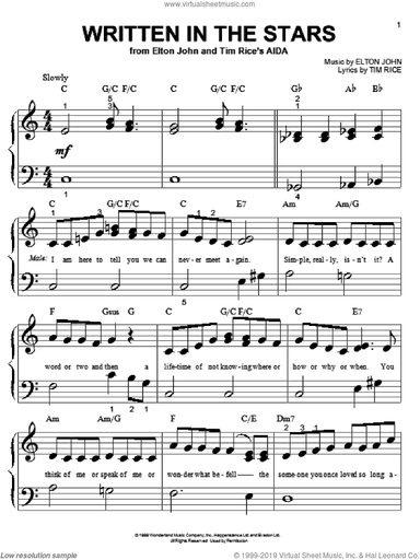 Written In The Stars (from Aida)