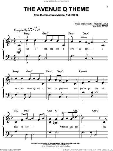 The Avenue Q Theme