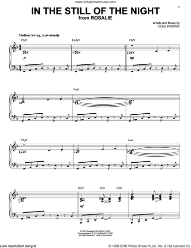 In The Still Of The Night [Jazz version] (arr. Brent Edstrom)