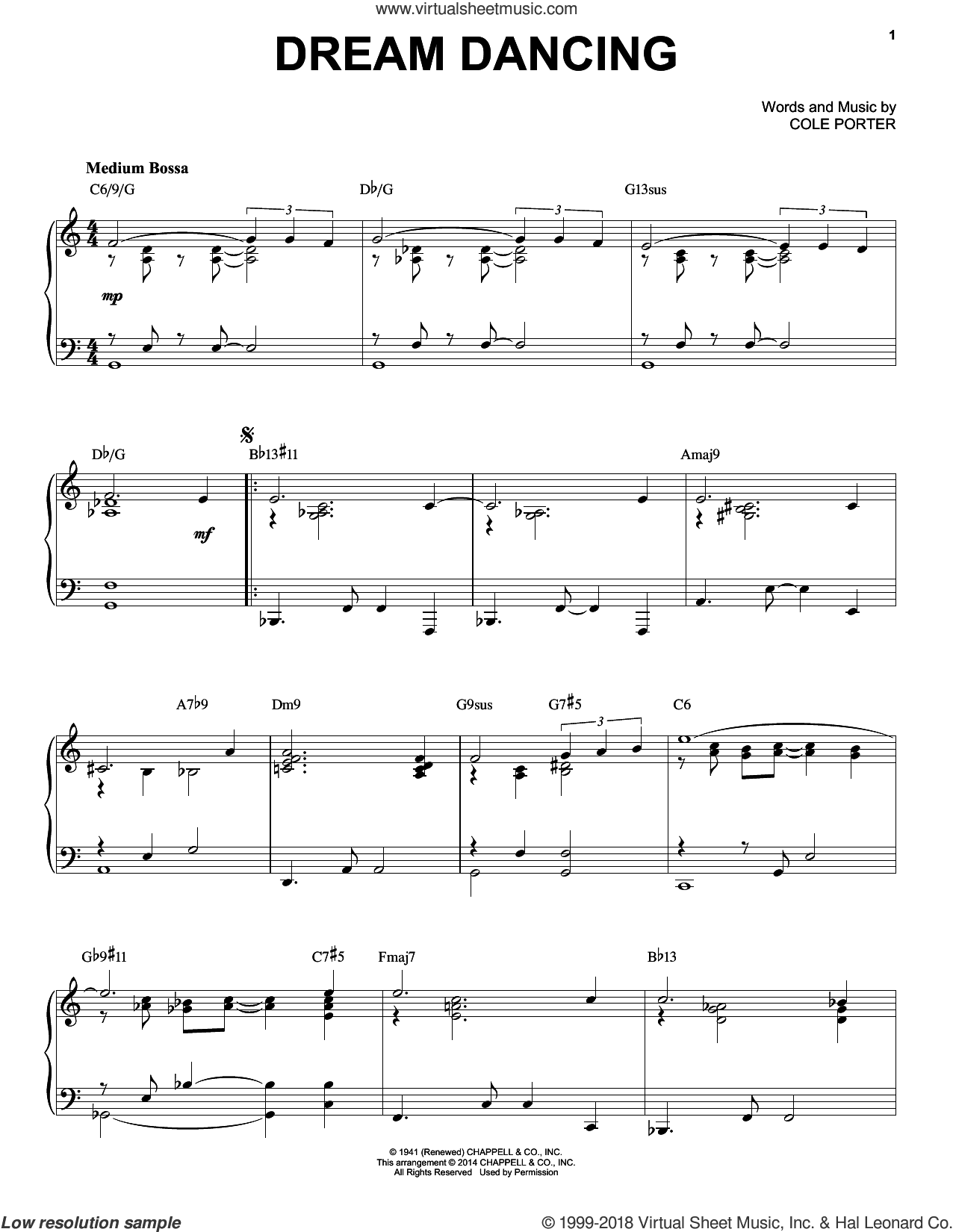 Dream Dancing [Jazz version] (arr. Brent Edstrom)
