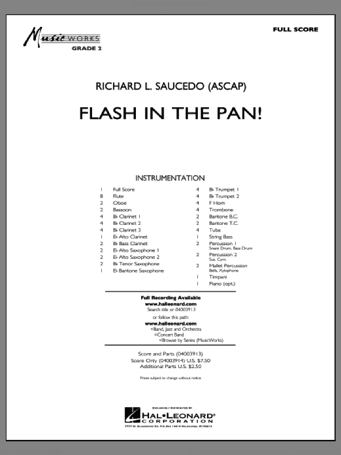 Flash in the Pan! (COMPLETE)