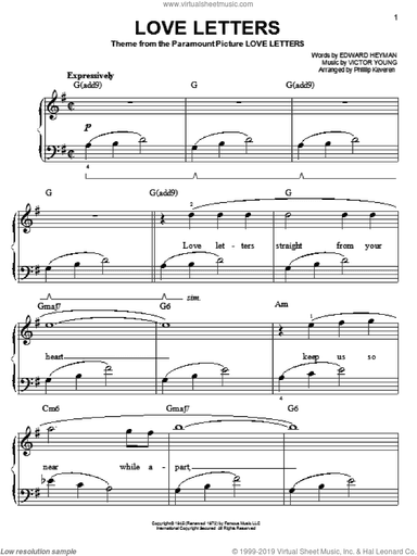 Love Letters (arr. Phillip Keveren)