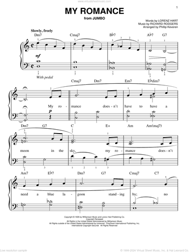 My Romance (arr. Phillip Keveren)