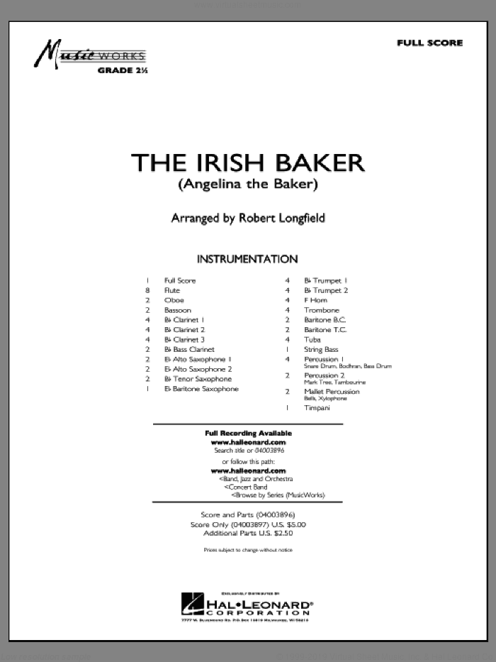 The Irish Baker (COMPLETE)