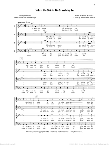 When the Saints Go Marching In