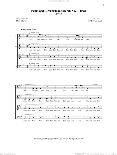 Pomp and Circumstance March No. 1 (Trio)