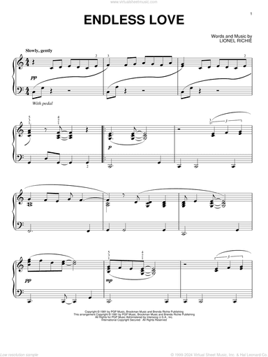 Endless Love, (intermediate)