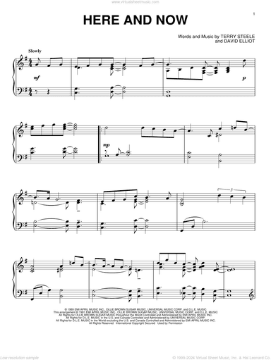 Here And Now, (intermediate)