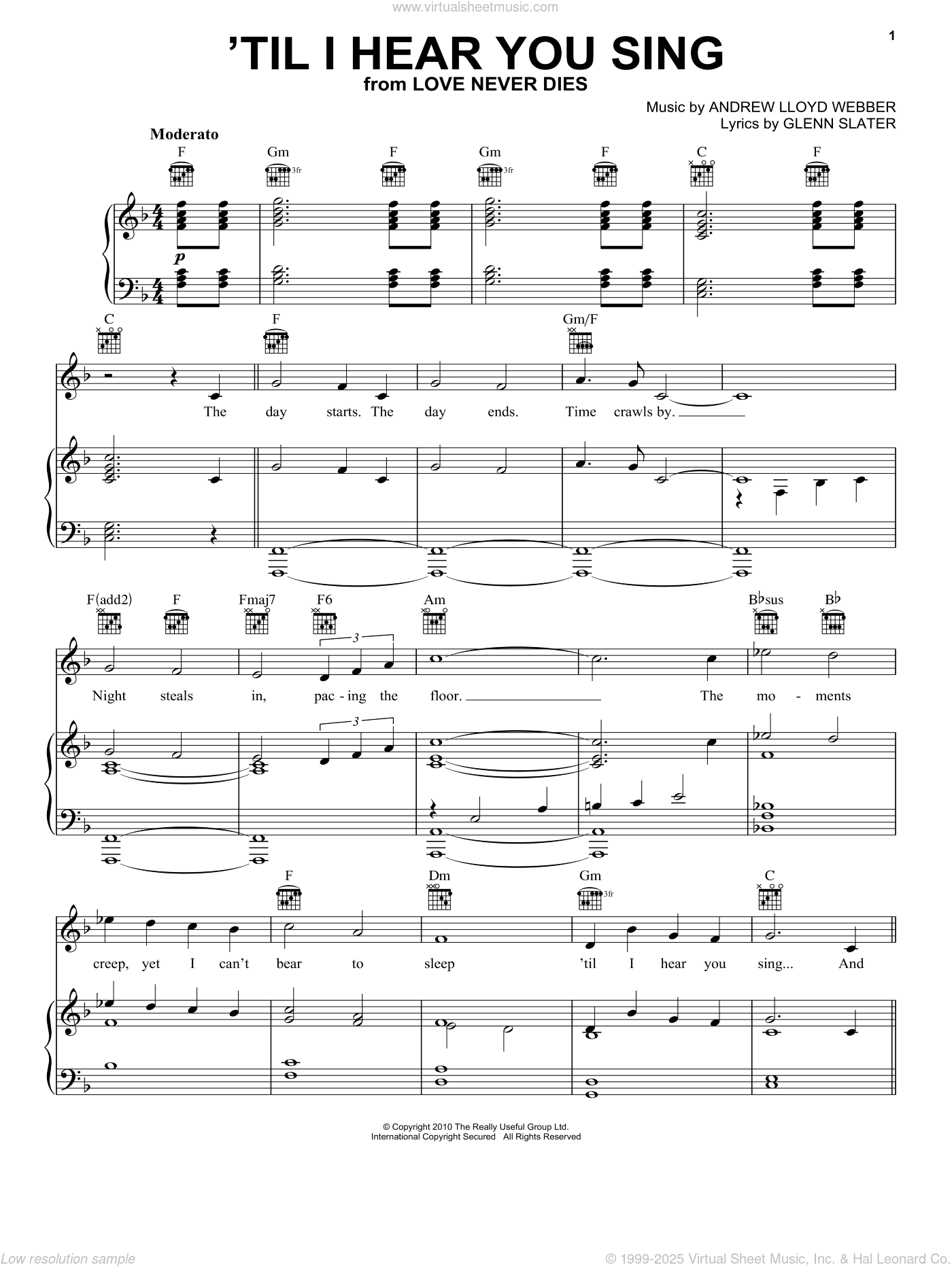 'Til I Hear You Sing (from Love Never Dies)