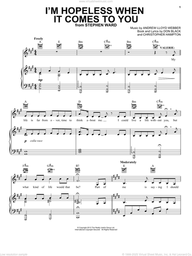 I'm Hopeless When It Comes To You (from Stephen Ward)