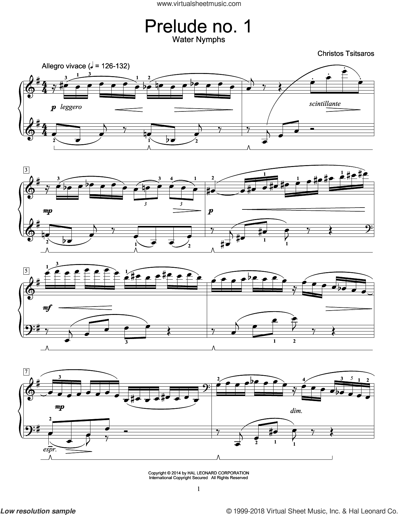 Prelude No. 1 - Water Nymphs