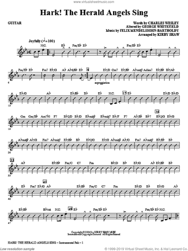 Hark! The Herald Angels Sing (complete set of parts)