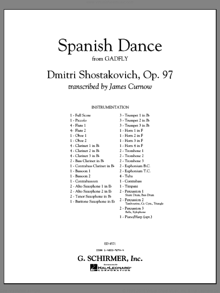 Spanish Dance (from The Gadfly) (COMPLETE)