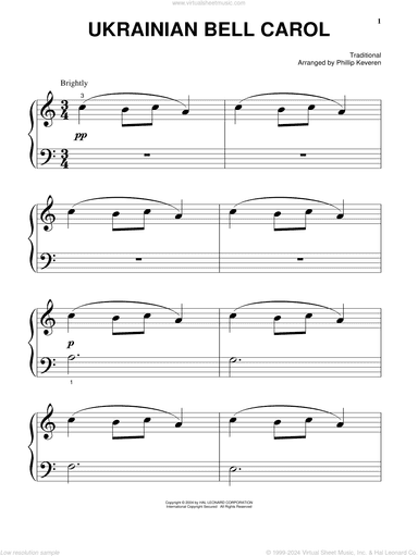 Ukrainian Bell Carol (arr. Phillip Keveren)