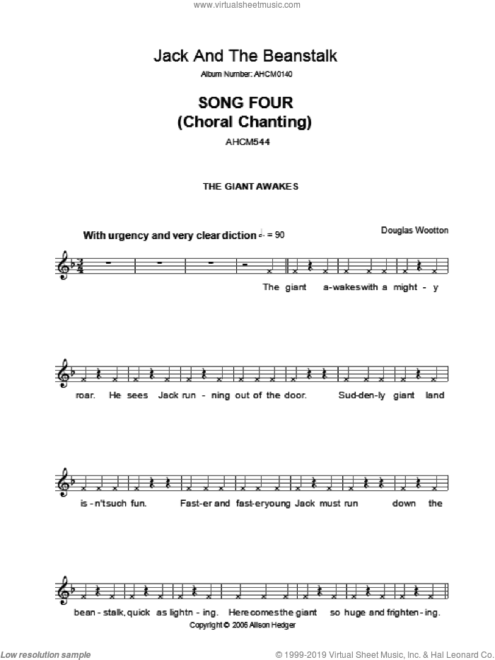 Song 4 (from Jack And The Beanstalk)