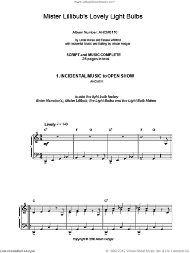 Incidental Music (from Mister Lillibub's Lovely Light Bulbs)