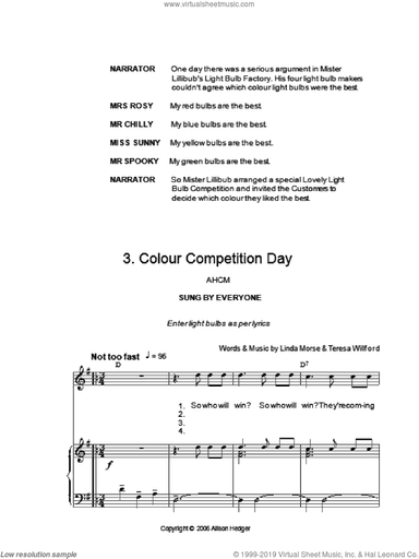 Colour Competition Day (from Mister Lillibub's Lovely Light Bulbs)